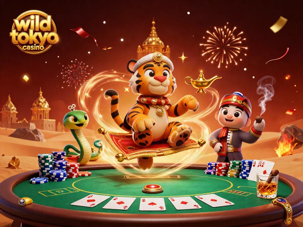 Engage with the vibrant world of wild tokyo casino featuring a magical sultan and casino elements.